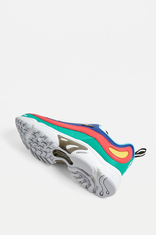 Reebok - Baskets Daytona DMX blanc, rose et émeraude #4