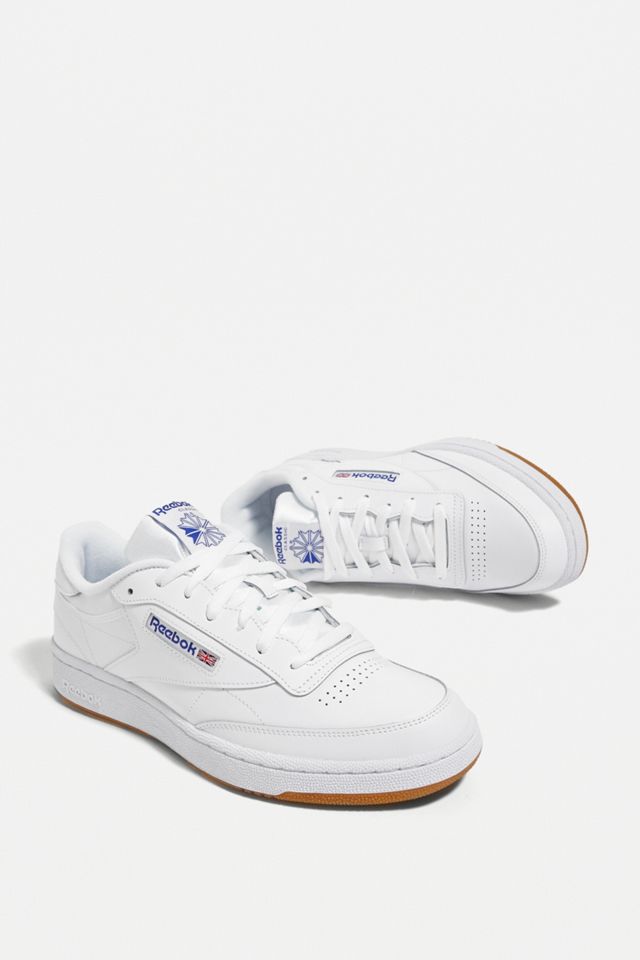Reebok Club C 85 White and Royal-Gum Trainers #2