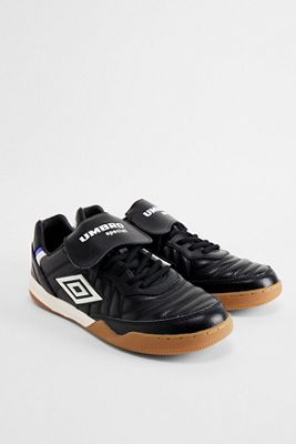 Umbro Schwarze Speciali Leder Trainer