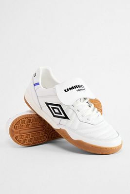 Umbro White Speciali Leather Trainer