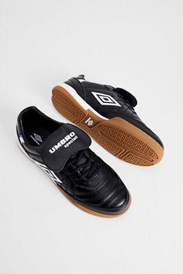 Umbro Black Speciali Leather Trainers