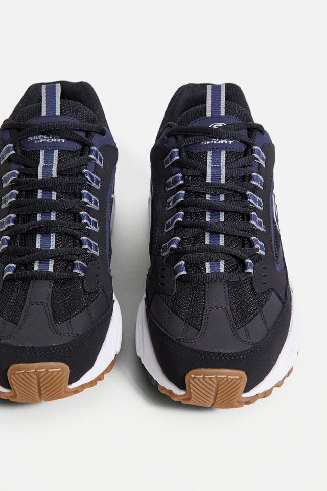 Skechers Stamina Cutback Black Trainers #1