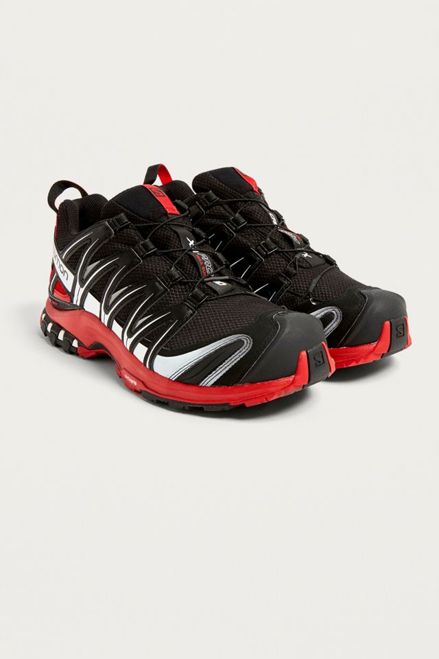 Salomon XA Pro 3D Black and Red Trainers #1