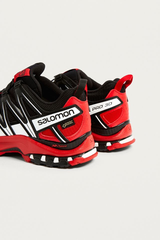 Salomon XA Pro 3D Black and Red Trainers #3