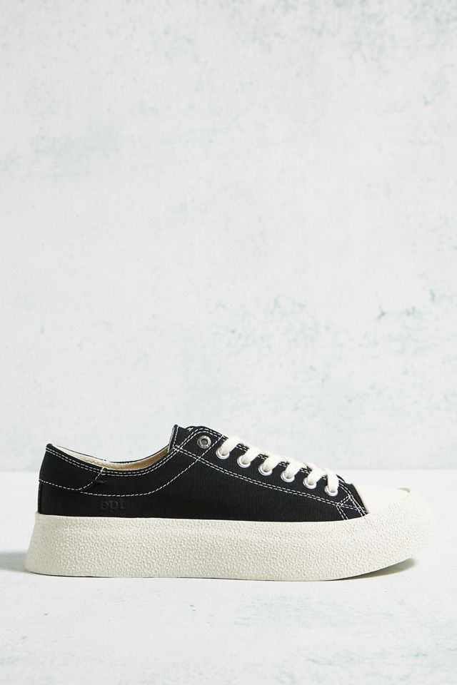 East Pacific Trade Black Dive Canvas Trainers #2