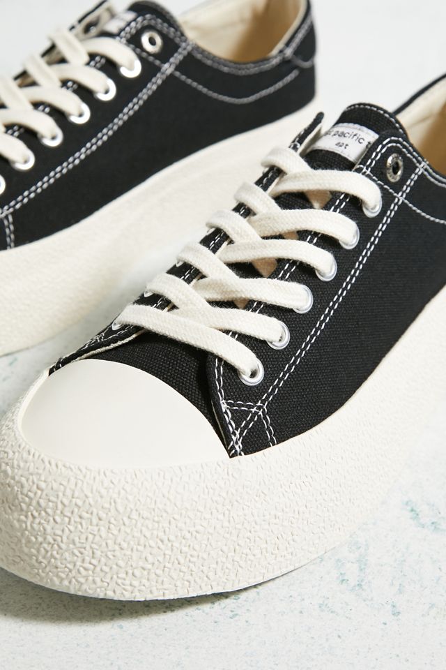East Pacific Trade Black Dive Canvas Trainers #3