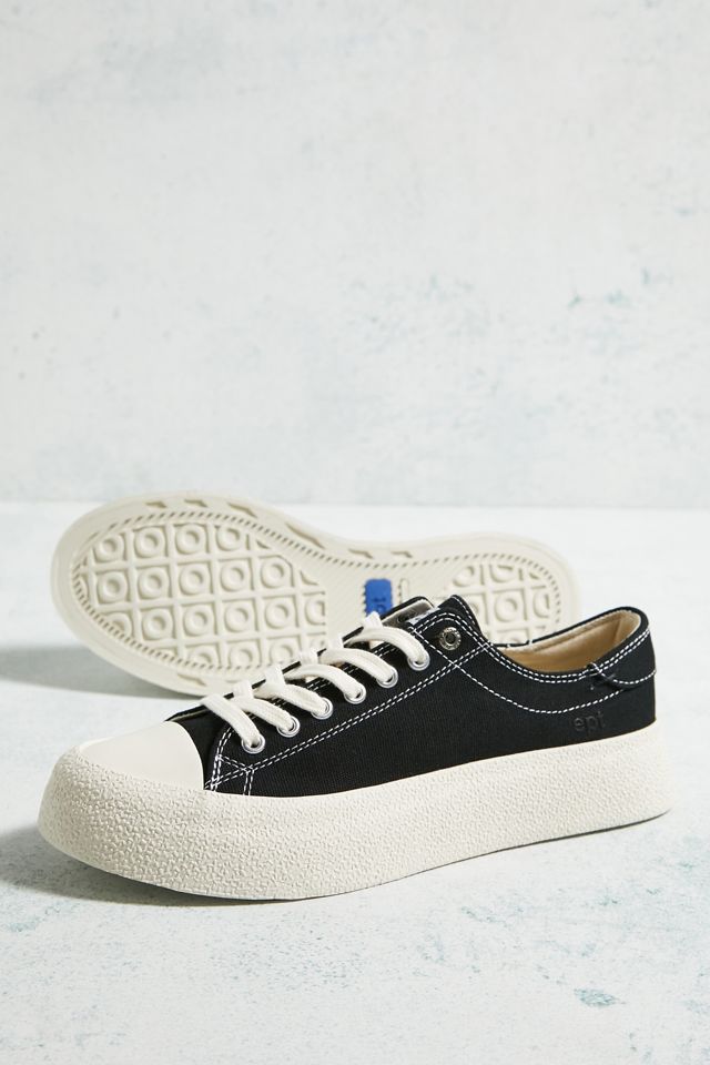 East Pacific Trade Black Dive Canvas Trainers #4