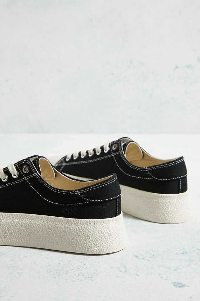 East Pacific Trade Black Dive Canvas Trainers #5