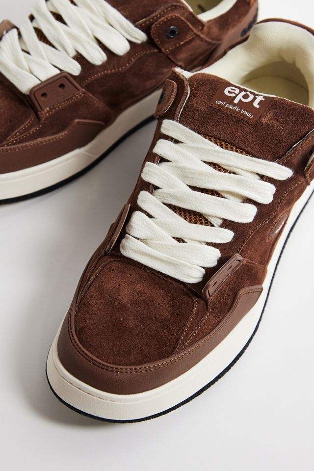 East Pacific Trade Brown Suede Fat Tongue Trainers #2