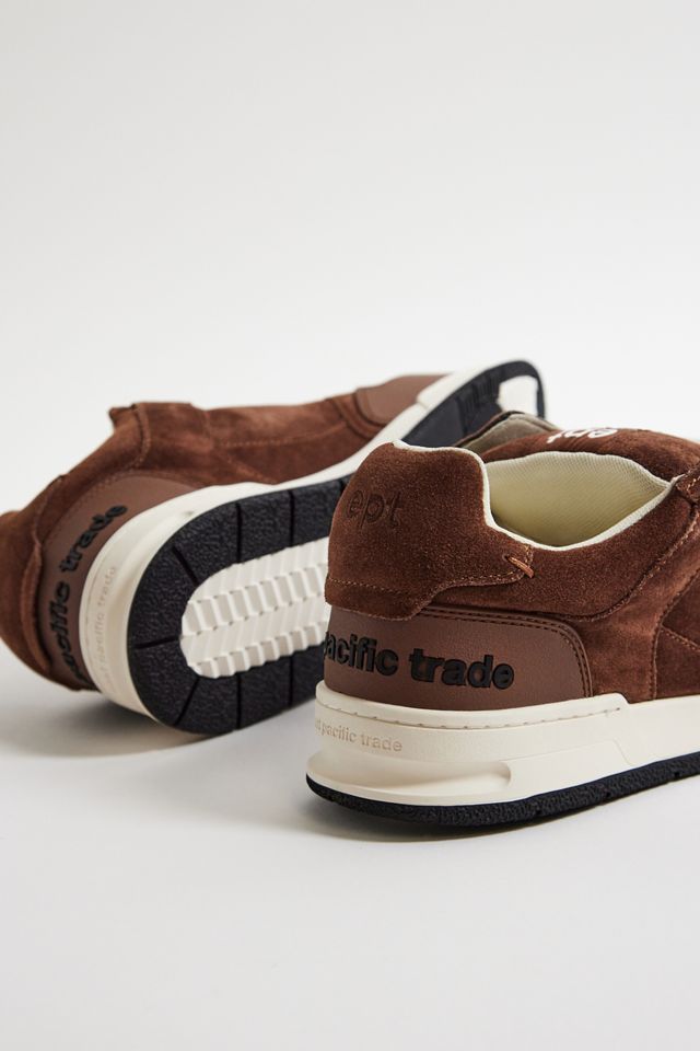 East Pacific Trade Brown Suede Fat Tongue Trainers #3