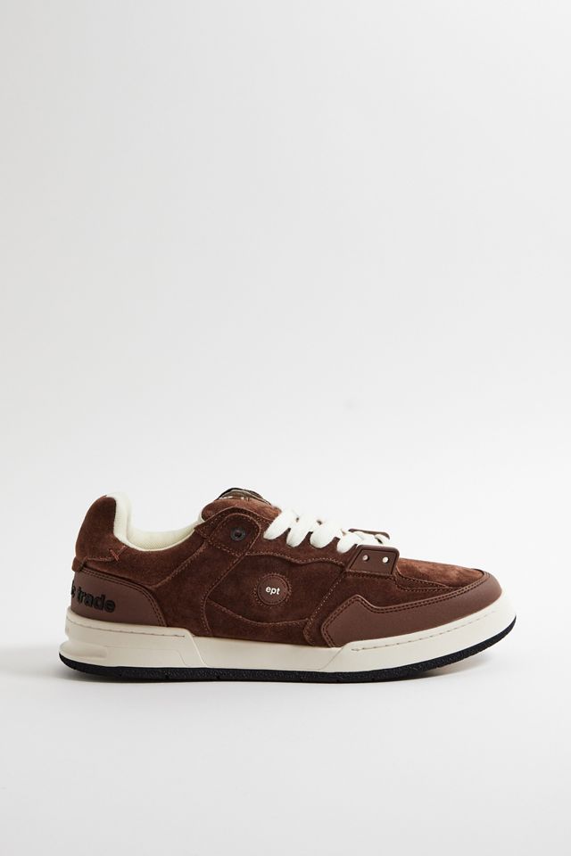 East Pacific Trade Brown Suede Fat Tongue Trainers #4