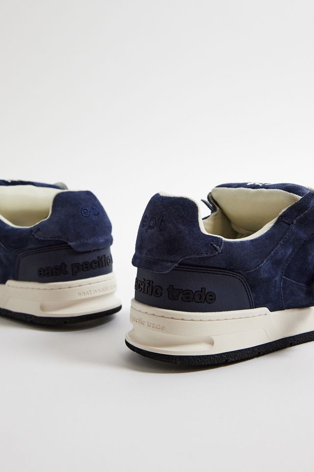 East Pacific Trade Navy Wildleder Sneaker mit dicker Zunge #3