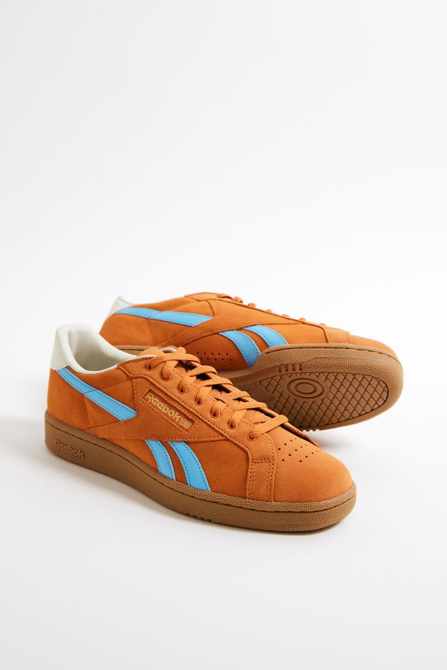 Reebok classic suede clearance orange