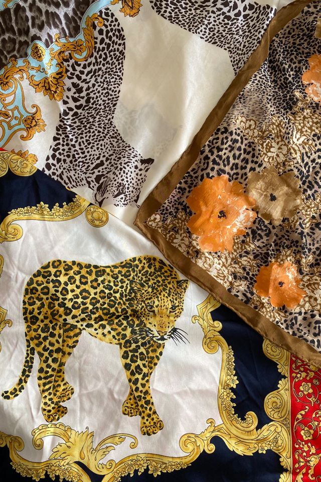 Urban Renewal Vintage Animal Print Scarf Urban Outfitters UK