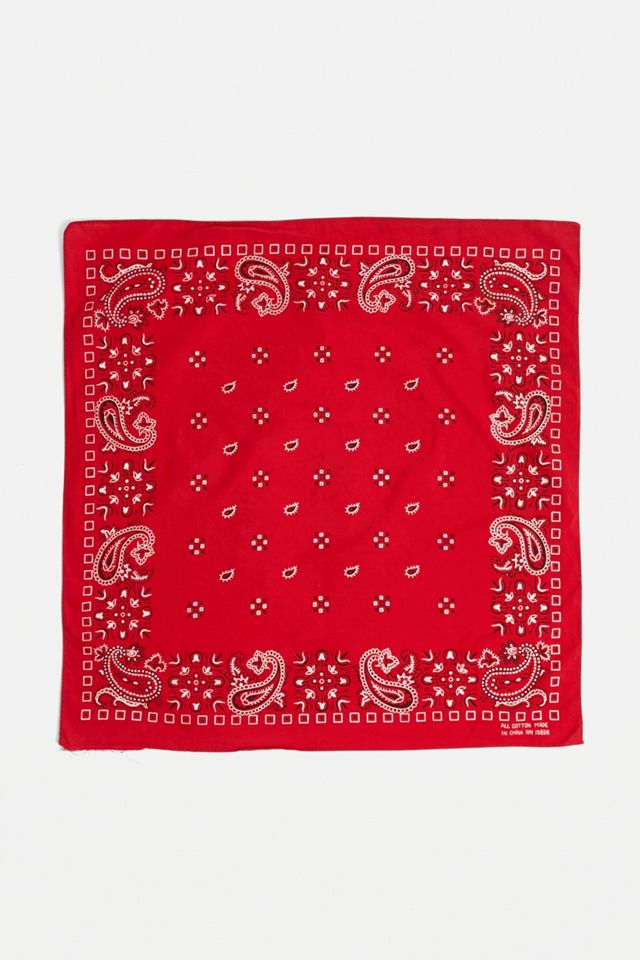 Urban Renewal Vintage Red Bandana Scarf #1