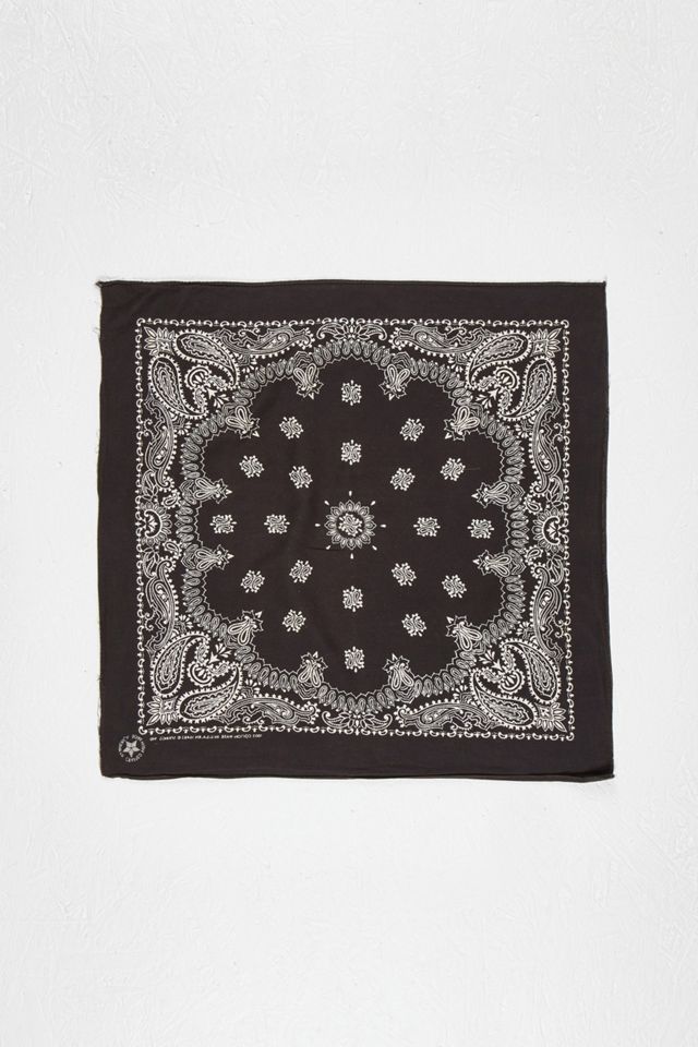 Urban Renewal Vintage Black Bandana Scarf