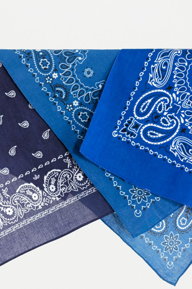 Urban Renewal Vintage - Foulard bandana bleu #3
