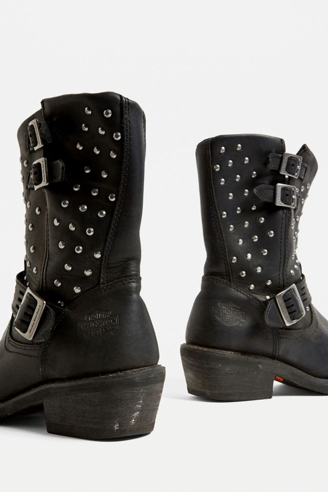 Urban Renewal Stivali biker in pelle unici nel loro genere #1