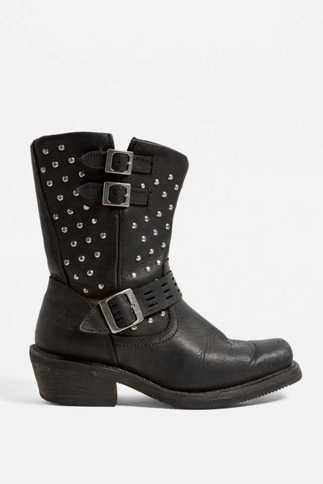 Urban Renewal Stivali biker in pelle unici nel loro genere #2