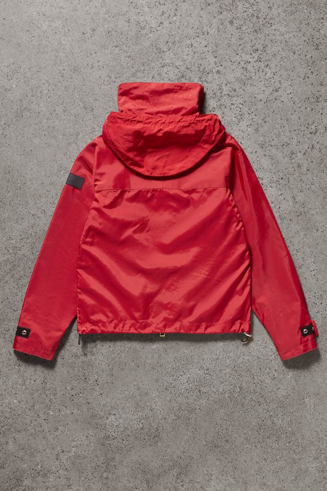 Urban Renewal One-Of-A-Kind Thrifty Towel Burberry Red Jacket #2