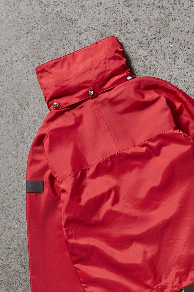 Urban Renewal One-Of-A-Kind Thrifty Towel Burberry Red Jacket #3