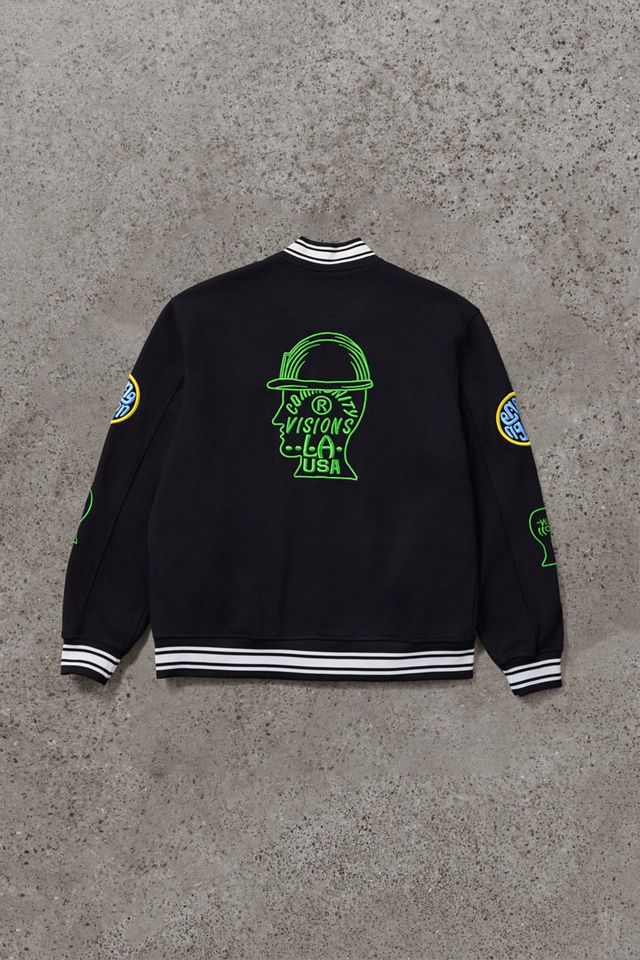 Urban Renewal One-Of-A-Kind Thrifty Towel Brain Dead x The North Face Baseball Jacket  #1