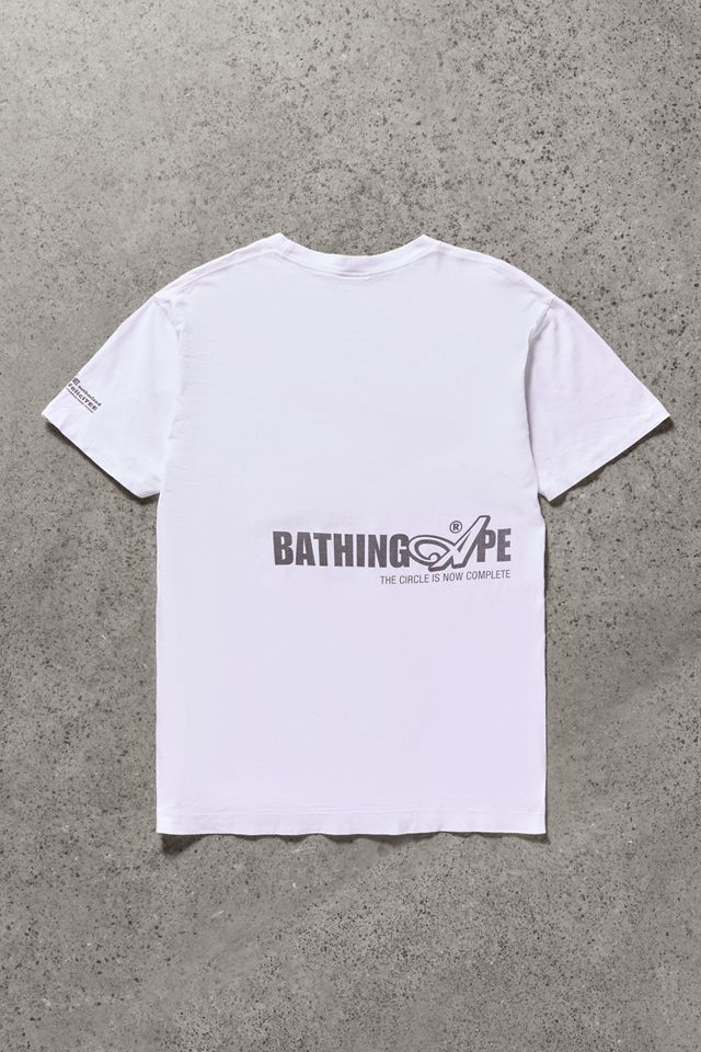 Urban Renewal One-Of-A-Kind Thrifty Towel BAPE White Script Logo T-Shirt #2