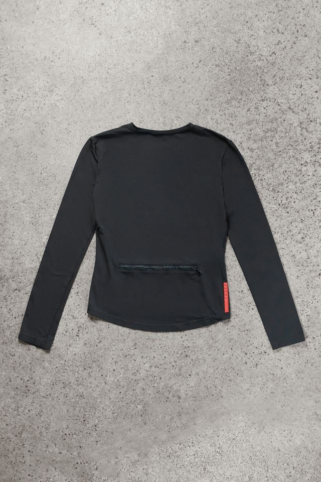 Urban Renewal One-Of-A-Kind Thrifty Towel Prada SS98 Long Sleeve Top #2