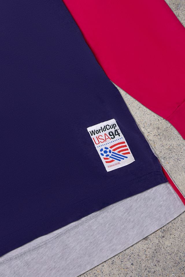 Urban Renewal One-Of-A-Kind Thrifty Towel World Cup USA 94 Football Polo Shirt #2