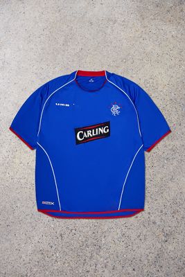 Urban Renewal One-Of-A-Kind Thrifty Towel Rangers 2005/07 Home Football Shirt