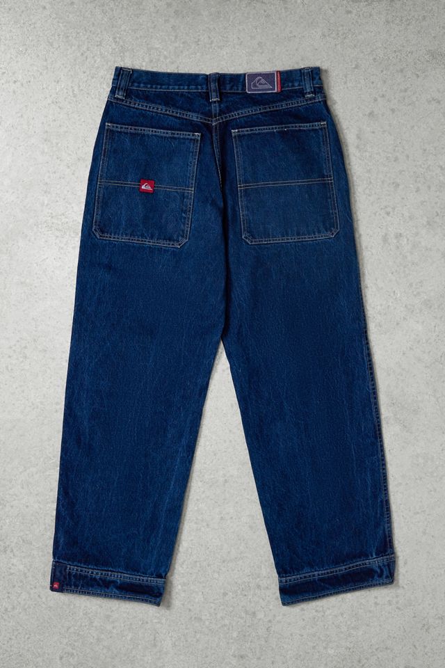 Urban Renewal One-Of-A-Kind Thrifty Towel Quiksilver Big Pocket Jeans #1