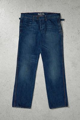 Urban Renewal One-Of-A-Kind Thrifty Towe Von Dutch Iconic Script Jeans