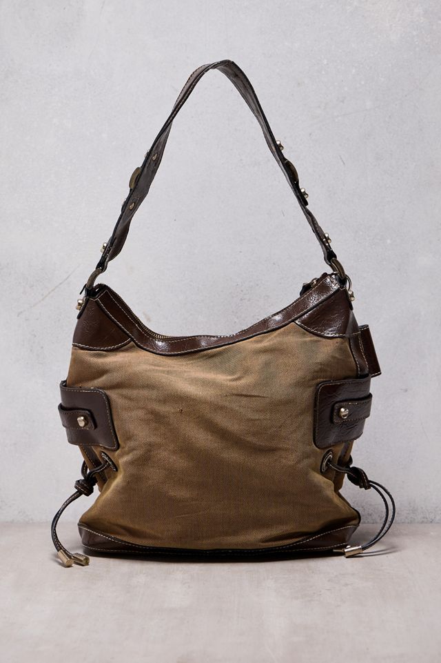 One-Of-A-Kind Thrifty Towel Guess Y2K Brown Hobo Bag #2