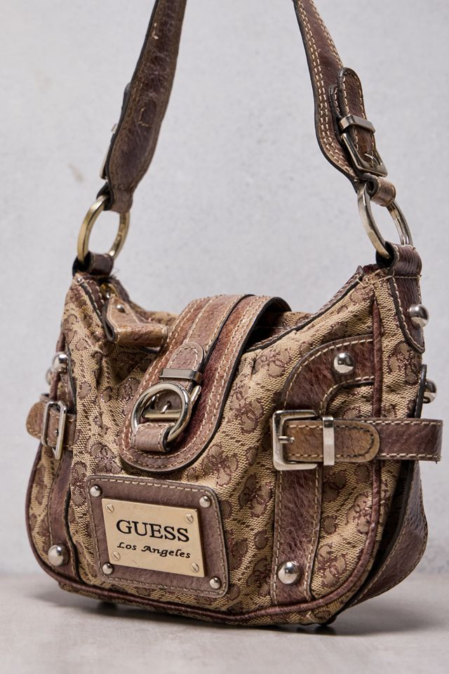 One-Of-A-Kind Thrifty Towel Guess Buckle Hobo Bag #1