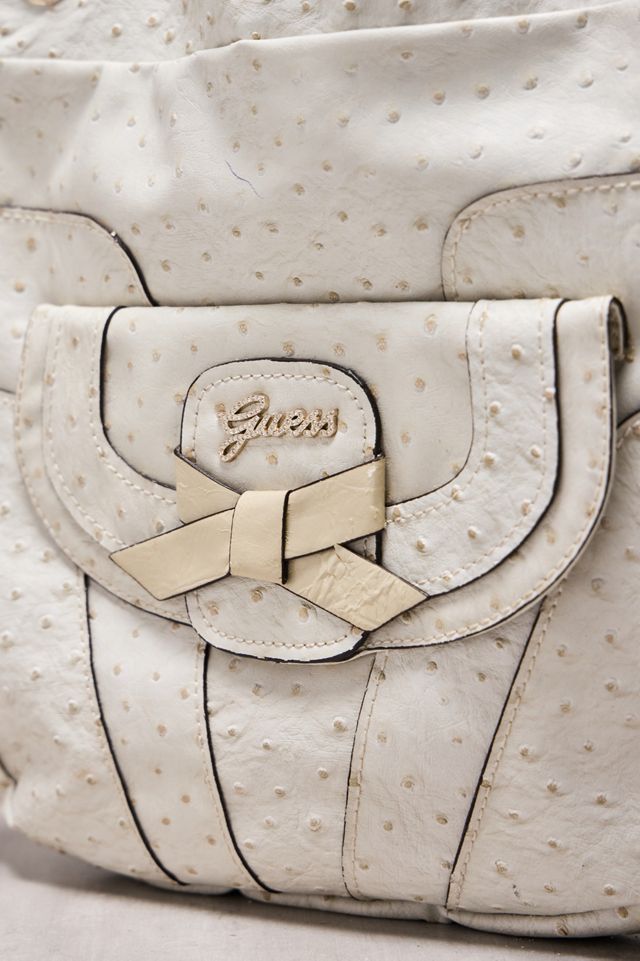 One-Of-A-Kind Thrifty Towel Guess Bow Detail Shoulder Bag #1