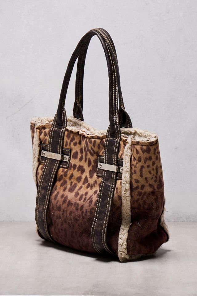 One-Of-A-Kind Thrifty Towel Guess Leopard Print Tote Bag #2