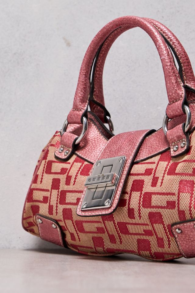 One-Of-A-Kind Thrifty Towel Guess Pink 2000s Handbag #1
