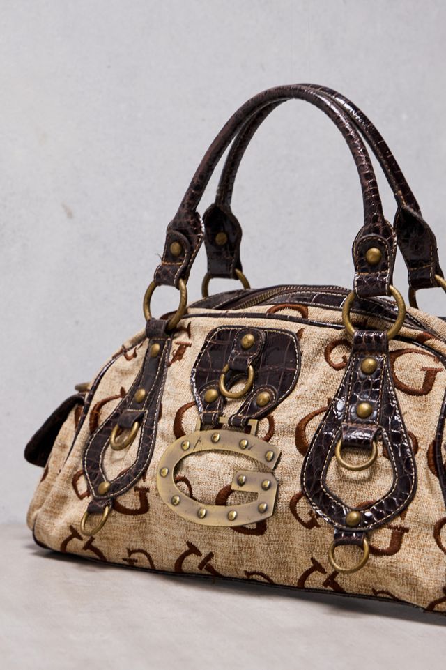 One-Of-A-Kind Thrifty Towel Guess Monogram Shoulder Bag #1