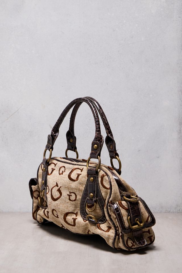 One-Of-A-Kind Thrifty Towel Guess Monogram Shoulder Bag #2