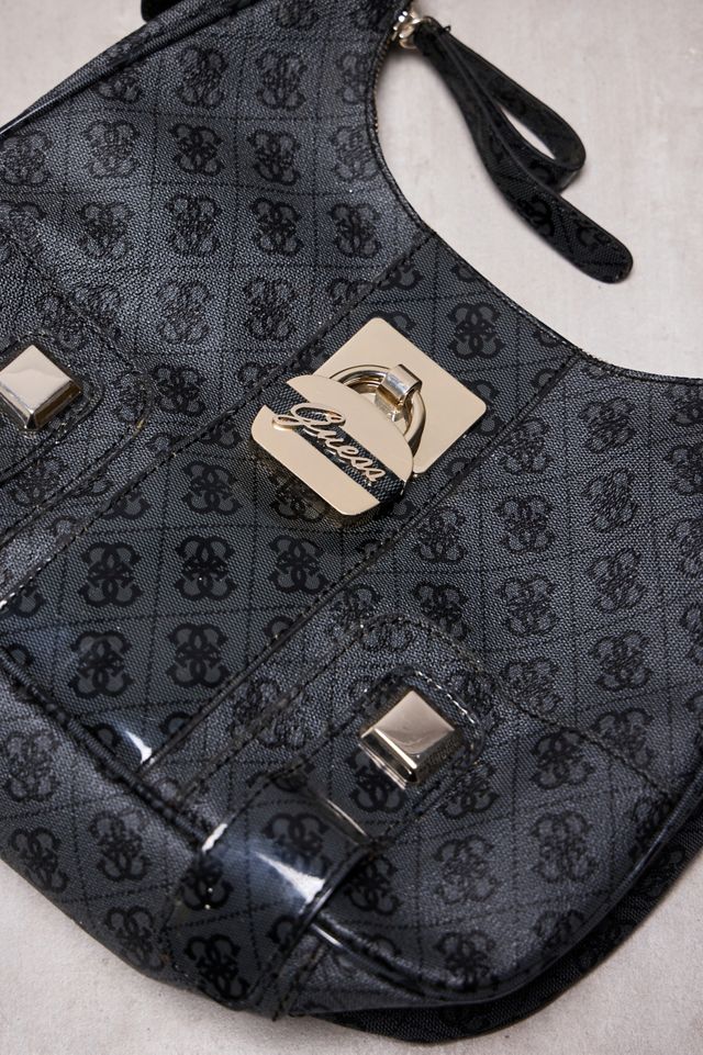One-Of-A-Kind Thrifty Towel Guess Logo Shoulder Bag #1