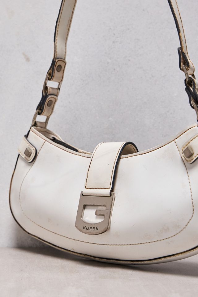 One-Of-A-Kind Thrifty Towel Guess White Shoulder Bag #1