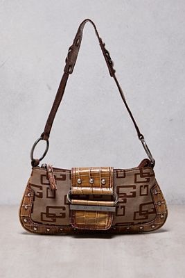 One-Of-A-Kind Thrifty Towel Guess Brown Monogram Bag