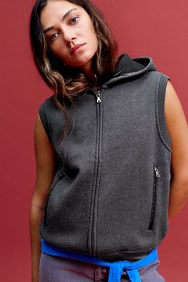 One-Of-A-Kind X Thrifty Towel Prada Sport Sleeveless Hoodie
