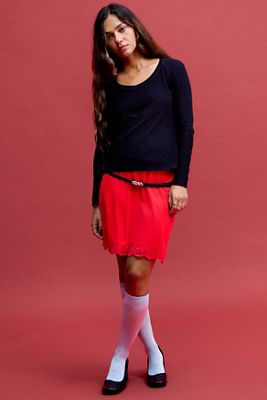 One-Of-A-Kind X Thrifty Towel Prada Red Tab Scoop Neck Jumper