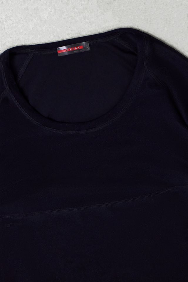 One-Of-A-Kind X Thrifty Towel Prada Red Tab Scoop Neck Jumper #4