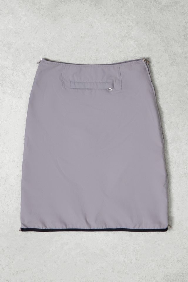 One-Of-A-Kind X Thrifty Towel Prada SS 00 Linea Rossa Double-Zip Midi skirt #6