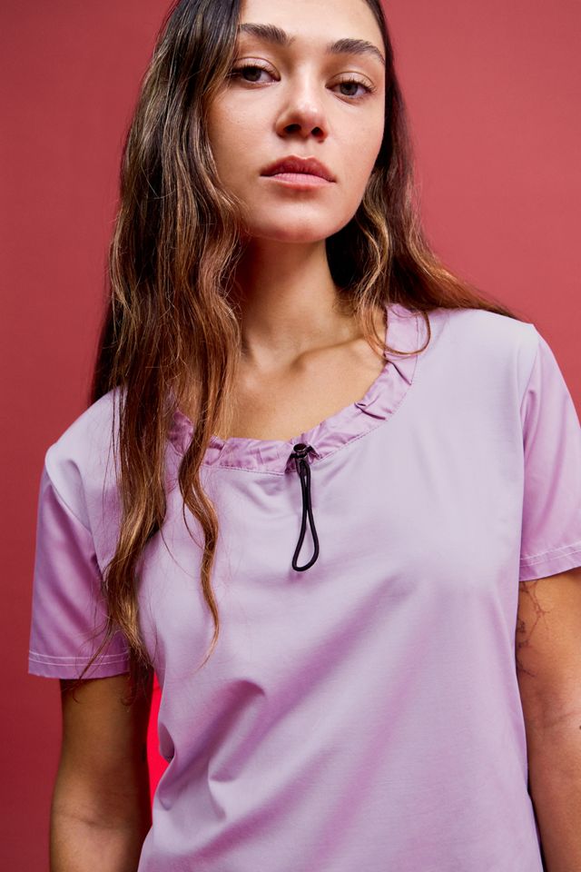 One-Of-A-Kind X Thrifty Towel Prada Drawstring Short Sleeve T-Shirt #2