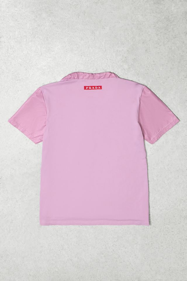 One-Of-A-Kind X Thrifty Towel Prada Drawstring Short Sleeve T-Shirt #6