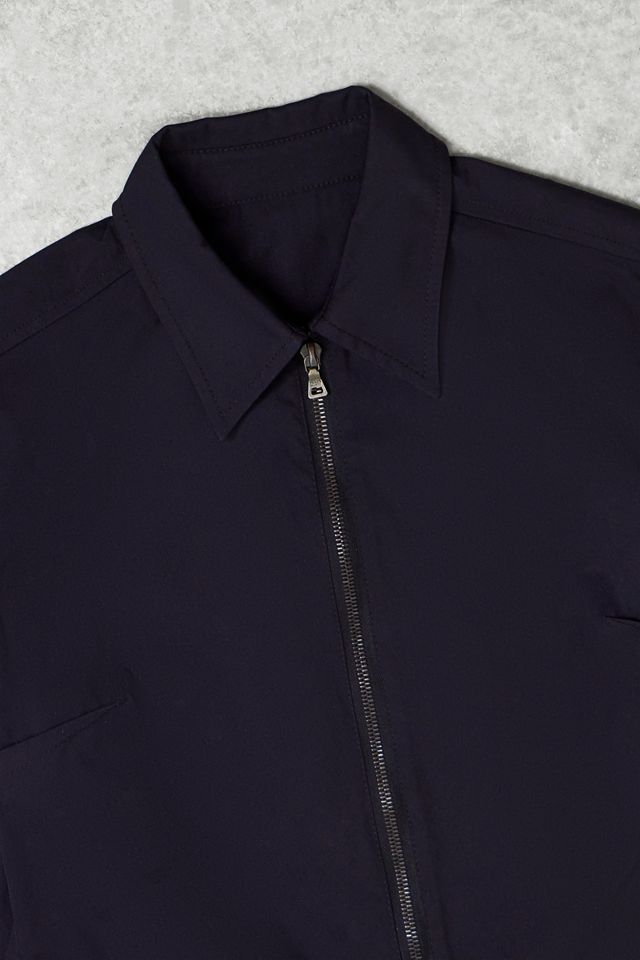 One-Of-A-Kind X Thrifty Towel Prada Red Tab Navy Nylon Long Sleeve Shirt #5