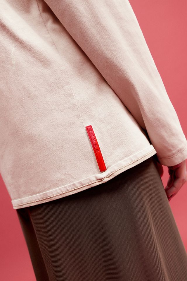 One-Of-A-Kind X Thrifty Towel Prada Red Tab Half-Zip Knit Jumper #3